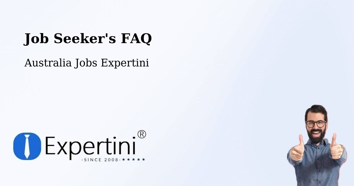 Job Seeker FAQ – Balmain - Australia Jobs Expertini